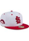 Main image for New Era St Louis Cardinals Mens White Throwback Jersey Mesh 2T 59FIFTY Fitted Hat