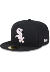 Main image for New Era Chicago White Sox Mens Black 2024 Mothers Day 59FIFTY Fitted Hat