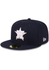 Main image for New Era Houston Astros Mens Navy Blue 2024 Mothers Day 59FIFTY Fitted Hat