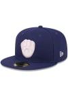 Main image for New Era Milwaukee Brewers Mens Blue 2024 Mothers Day 59FIFTY Fitted Hat