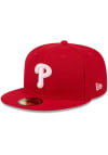 Main image for New Era Philadelphia Phillies Mens Red 2024 Mothers Day 59FIFTY Fitted Hat