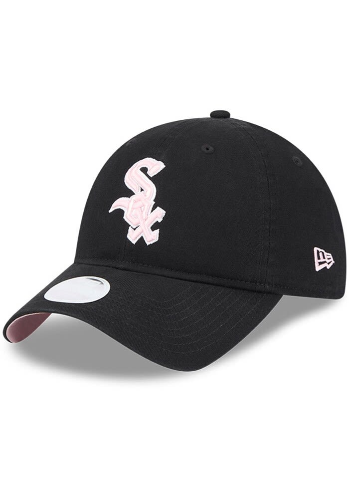 Chicago White Sox New Era Womens 2024 Mothers Day W 9TWENTY Adjustable Hat BLACK