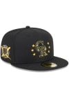 Main image for New Era Colorado Rockies Mens Black 2024 Armed Forces Day 59FIFTY Fitted Hat