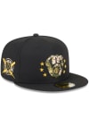 Main image for New Era Milwaukee Brewers Mens Black 2024 Armed Forces Day 59FIFTY Fitted Hat