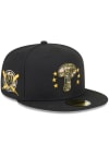 Main image for New Era Philadelphia Phillies Mens Black 2024 Armed Forces Day 59FIFTY Fitted Hat