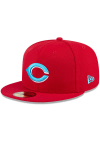 Main image for New Era Cincinnati Reds Mens Red 2024 Fathers Day 59FIFTY Fitted Hat