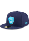 Main image for New Era Milwaukee Brewers Mens Blue 2024 Fathers Day 59FIFTY Fitted Hat