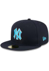 Main image for New Era New York Yankees Mens Navy Blue 2024 Fathers Day 59FIFTY Fitted Hat