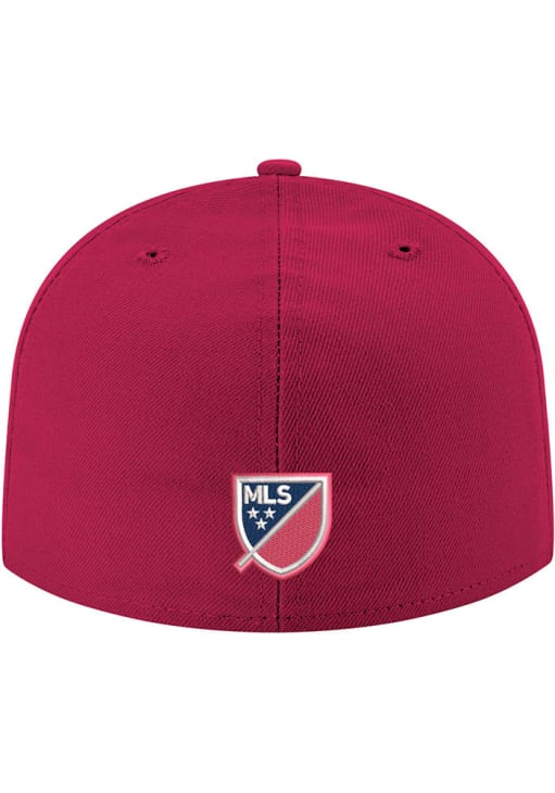 New Era St Louis City SC Mens Red Basic 59FIFTY Fitted Hat