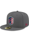 Main image for New Era St Louis City SC Mens Grey Primary Crest Basic 59FIFTY Fitted Hat
