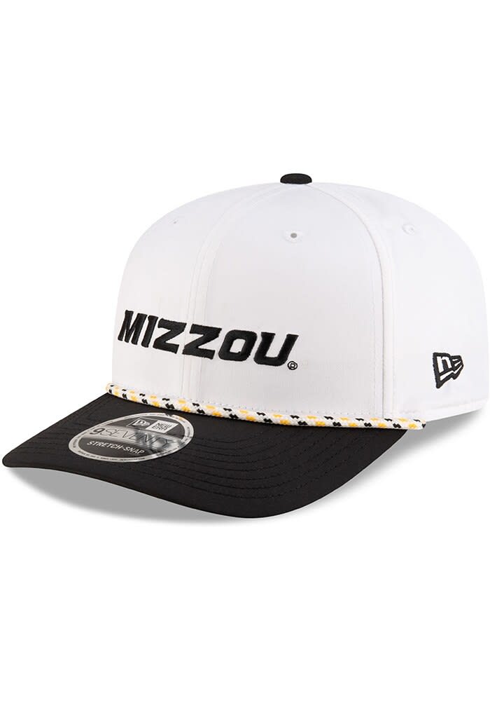 New Era Missouri Tigers White Rope 9SEVENTY Stretch Snap