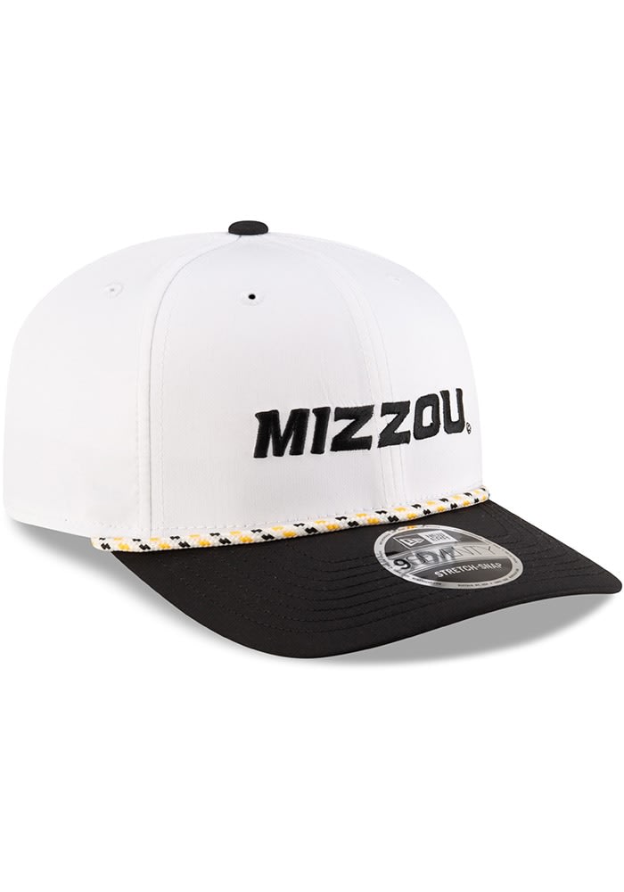 MIZE New Era Missouri Tigers White Rope 9SEVENTY Stretch Snap