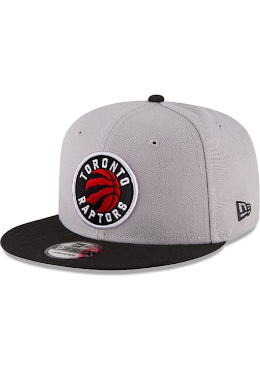 Toronto Raptors New Era GREY 2T Alt Logo Basic 9FIFTY Snapback Hat