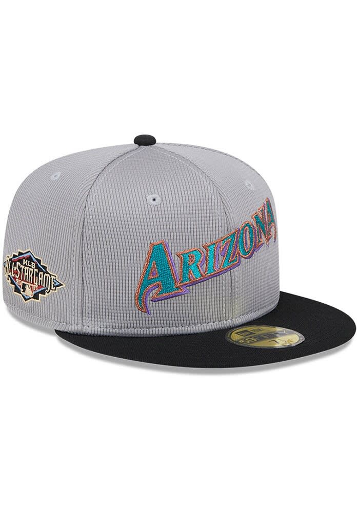 【US限定】NEW ERA 59FIFTY Arizona Diamond Backs  Gray Arizona Diamondbacks Mens Pivot Mesh Crown 59FIFTY GREY New