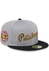 Main image for New Era Pittsburgh Pirates Mens Grey Pivot Mesh Crown 59FIFTY Fitted Hat