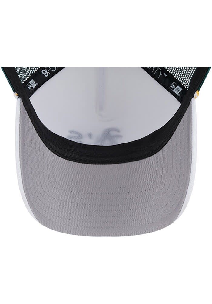 NEW ERA - 【NEW ERA】OAKLAND ATHLETICS MESH BACK Oakland Athletics BATTING PRACTICE TRUCKER White Fitted Hat