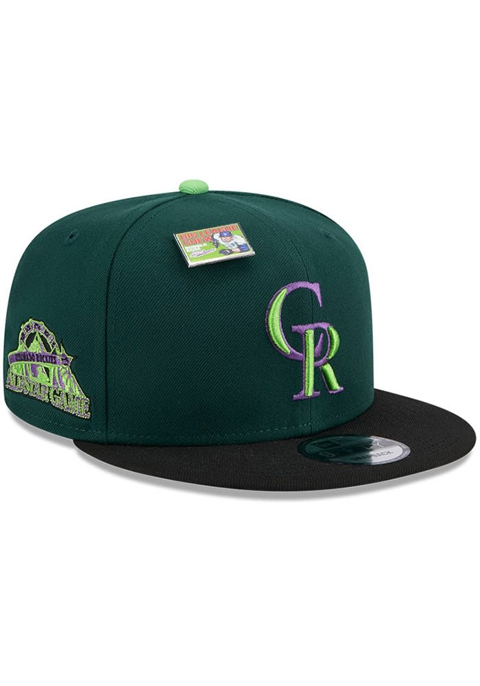 Colorado Rockies New Era GREEN Big League Chew 9FIFTY Snapback Hat