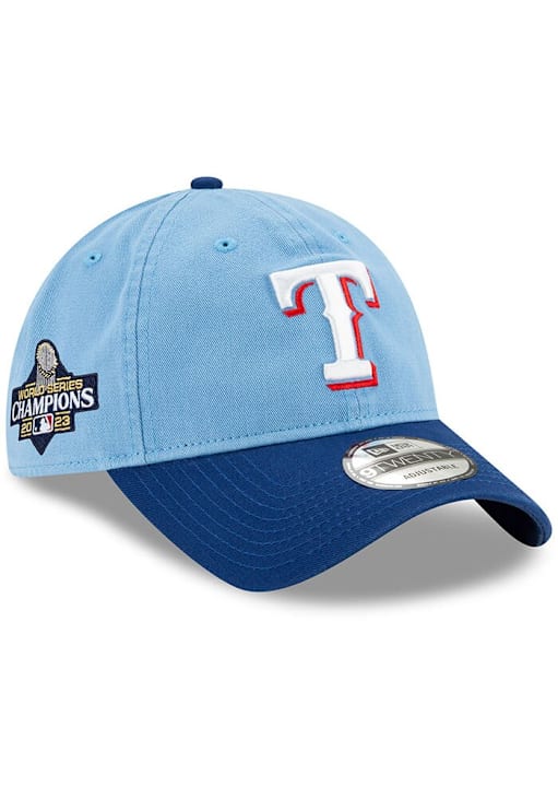 New Era Texas Rangers LIGHT BLUE 2023 World Series Champions Side