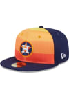 Main image for New Era Houston Astros Mens Navy Blue 2024 Batting Practice 59FIFTY Fitted Hat