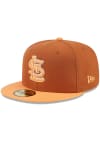Main image for New Era St Louis Cardinals Mens Brown Color Pack 59FIFTY Fitted Hat