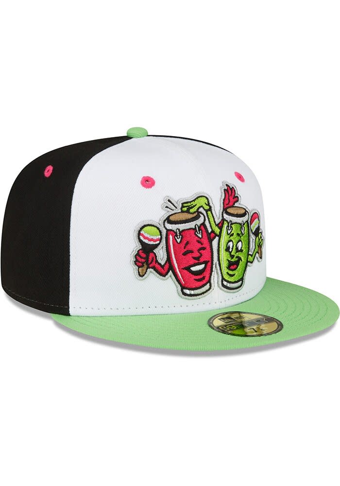 虎*鉄様 Paper & Ink Dragon Hat 2024 ペア 大谷 Dayton Dragons Mens 2024 Copa 59FIFTY WHITE New Era Fitted Hat