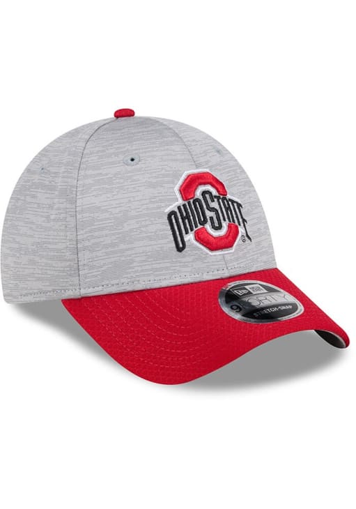 New Era Ohio State Buckeyes Grey 2T Active Snap JR 9FORTY Youth Adjustable Hat