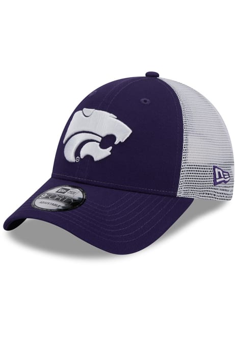 New Era Purple K-State Wildcats Evergreen Trucker 9FORTY Adjustable Hat