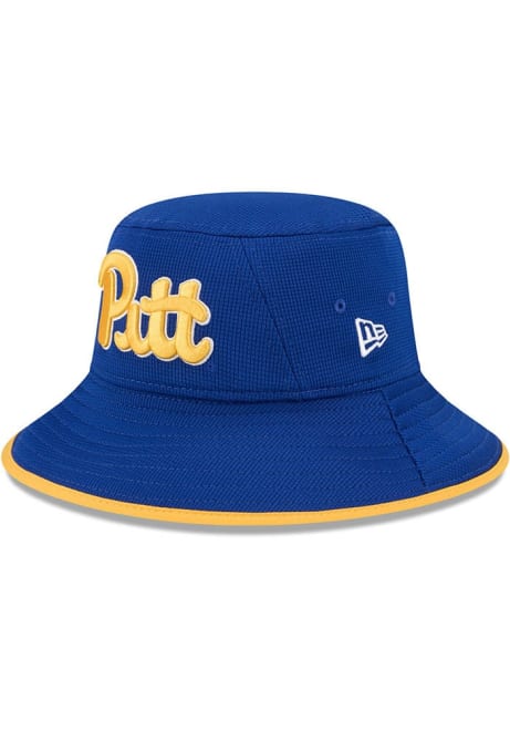 Pitt Panthers New Era Game Day Secondary UV Mens Bucket Hat - Blue