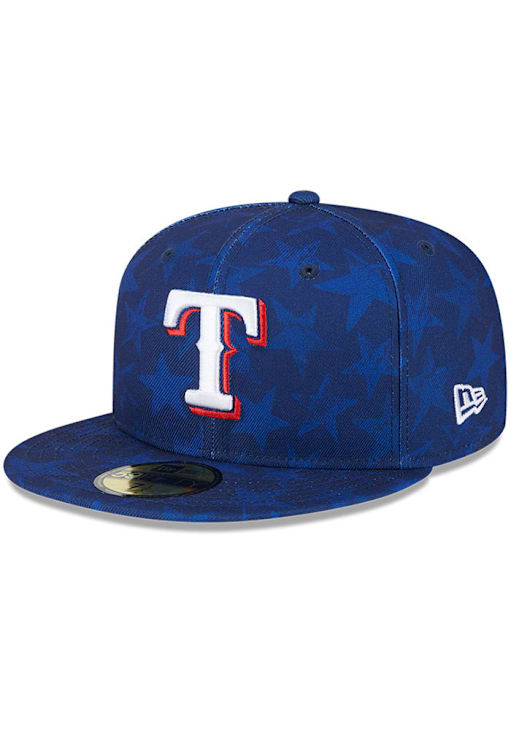 Texas Rangers Mens 2024 MLB All-Star Game Fan Pattern 59FIFTY BLUE