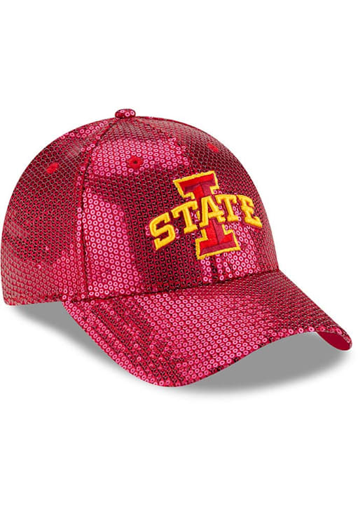 Iowa State Cyclones New Era Womens MAROON Womens Sequin Adjustable