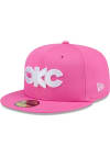 Main image for New Era Oklahoma City Dodgers Mens Pink 2024 Theme Night AC 59FIFTY Fitted Hat