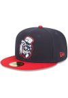 Main image for New Era Tulsa Drillers Mens Navy Blue 2024 Theme Night AC 59FIFTY Fitted Hat