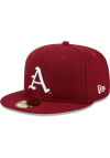 Main image for New Era Arkansas Razorbacks Mens Cardinal TC Evergreen 59FIFTY Fitted Hat