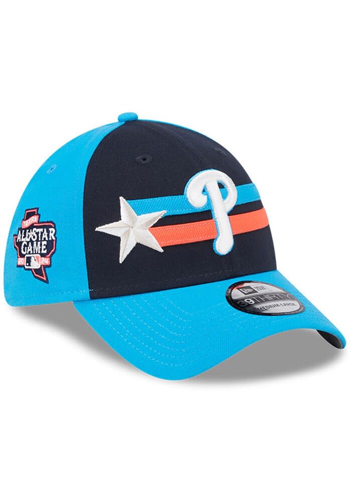 Philadelphia Phillies 2024 All-Star Game 39THIRTY Blue New Era Flex Hat