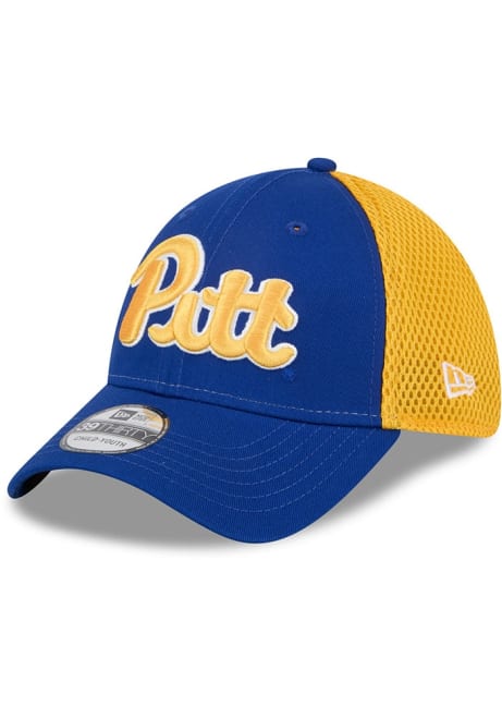 Pitt Panthers New Era 2T Evergreen Neo JR 39THIRTY Youth Flex Hat - Blue