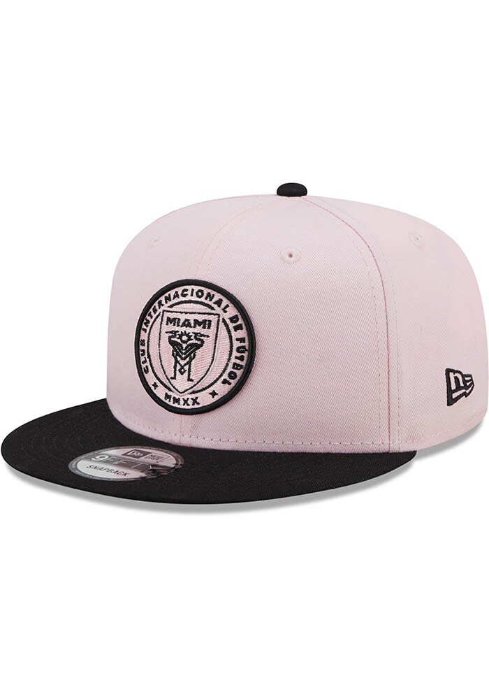 Inter Miami CF Mens 2T Basic 59FIFTY PINK New Era Fitted Hat
