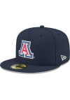 Main image for New Era Arizona Wildcats Mens Navy Blue Logo Basic 59FIFTY Fitted Hat