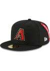 Main image for New Era Arizona Diamondbacks Mens Black Alpha 59FIFTY Fitted Hat