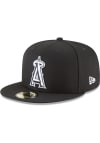 Main image for New Era Los Angeles Angels Mens Black Basic 59FIFTY Fitted Hat