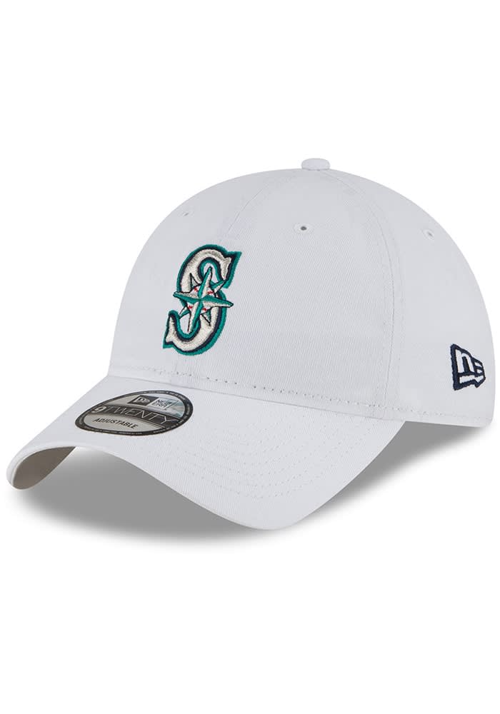 New Era Seattle Mariners WHITE Core Classic 9TWENTY Adjustable Hat
