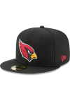 Main image for New Era Arizona Cardinals Mens Black Basic 59FIFTY Fitted Hat