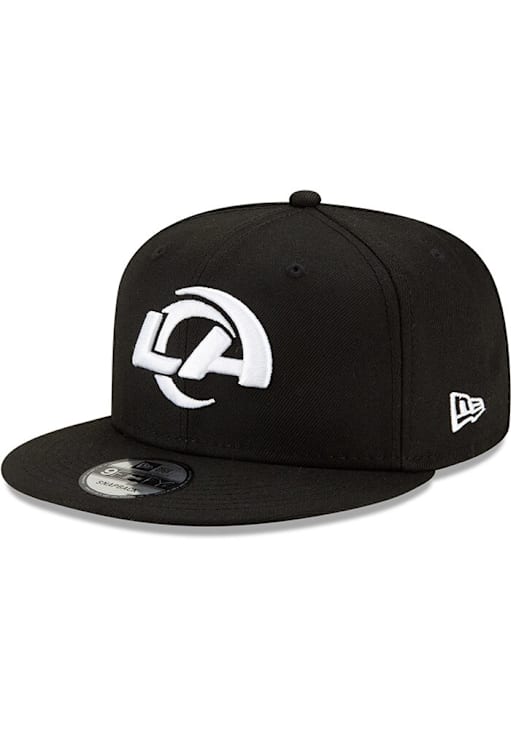 Los Angeles Rams New Era BLACK Basic BW JR 59FIFTY Snapback Hat