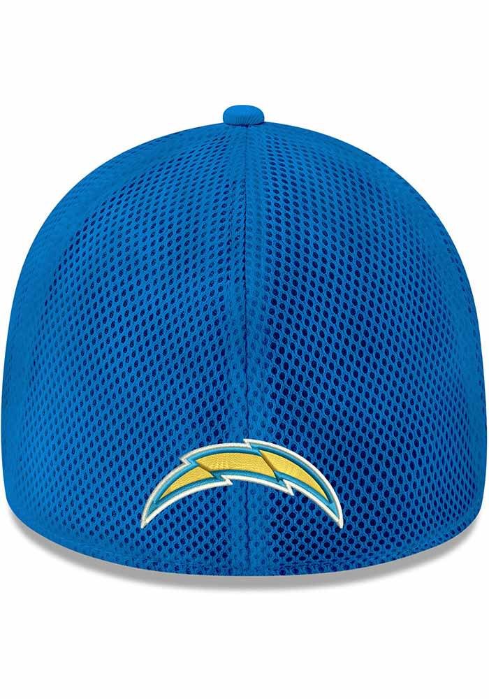 Los Angeles Chargers Mens Team Neo 39THIRTY Blue New Era Flex Hat