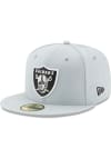 Main image for New Era Las Vegas Raiders Mens Grey Basic 59FIFTY Fitted Hat