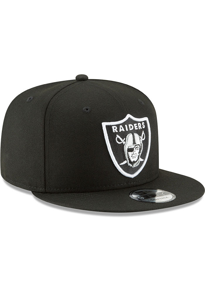 Las Vegas Raiders New Era BLACK Basic BW JR 59FIFTY Snapback