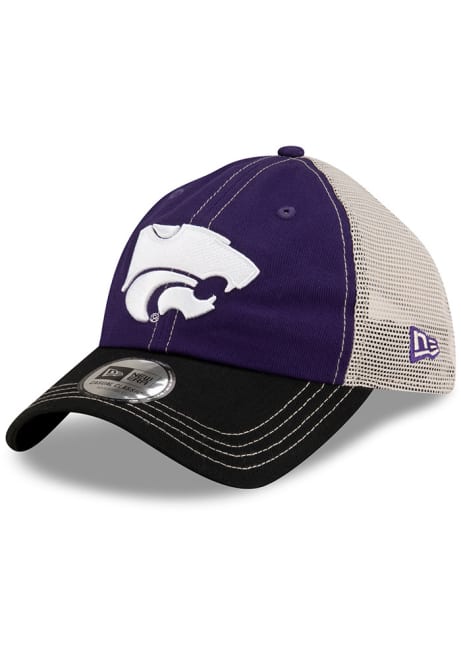 New Era Purple K-State Wildcats 2T Casual Classic Trucker Adjustable Hat