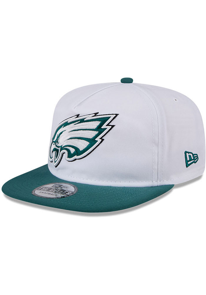 Philadelphia Eagles New Era 2024 Training Camp Golfer Snapback Hat WHITE