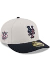 Main image for New Era New York Mets Mens White 2024 4th of July Low Profile 59FIFTY Fitted Hat