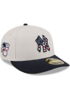 Main image for New Era New York Yankees Mens White 2024 4th of July Low Profile 59FIFTY Fitted Hat