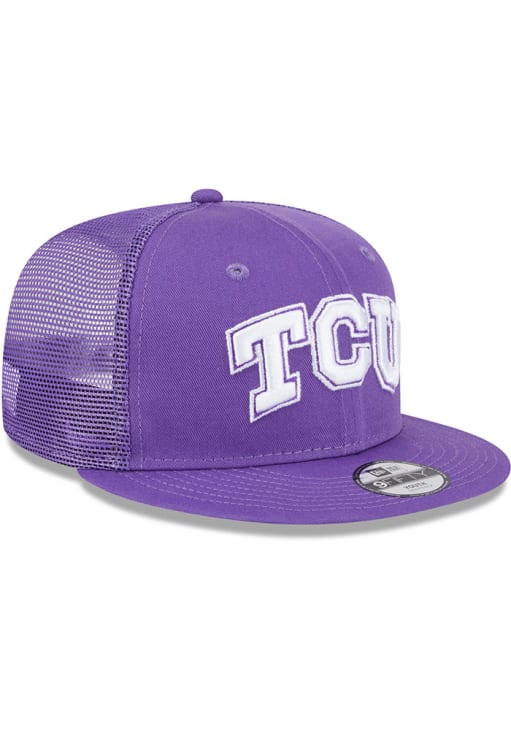 New Era TCU Horned Frogs Purple Evergreen Trucker JR 9FIFTY Youth Snapback Hat